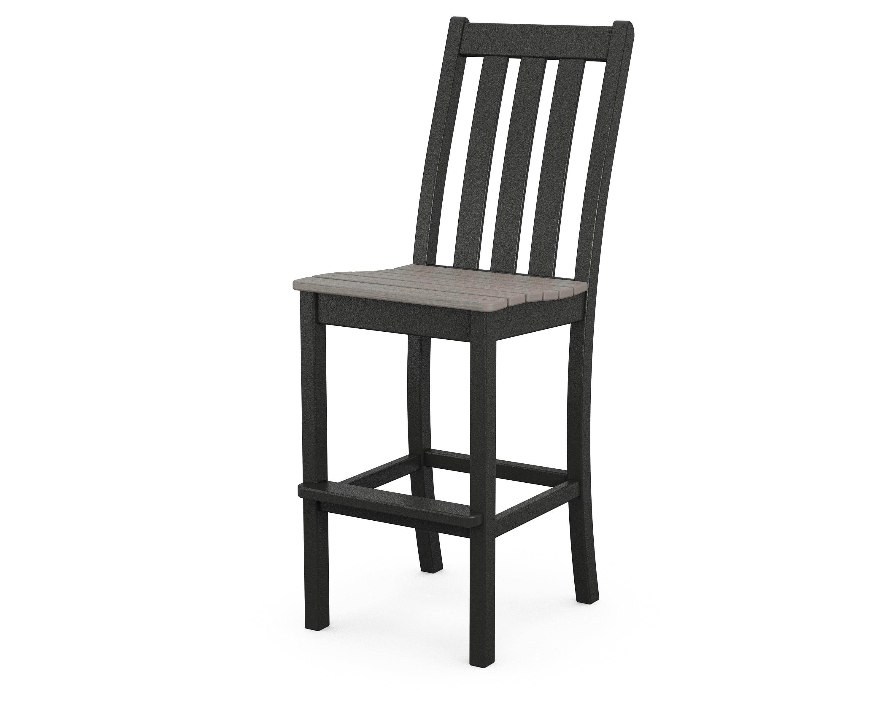 POLYWOOD Vineyard Bar Side Chair - Weather-Resistant Outdoor Dining Chair for Patio, Deck, or Poolside - Perfect for Entertaining Guests