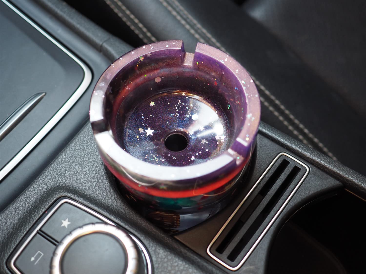 Premium Car Ashtray Silicone Molds for Epoxy Resin Casting - Double Layer Design, DIY Makeup Brush Holder Molds - Perfect for Car Enthusiasts & Craft Lovers (Home Decor, Gift Ideas)