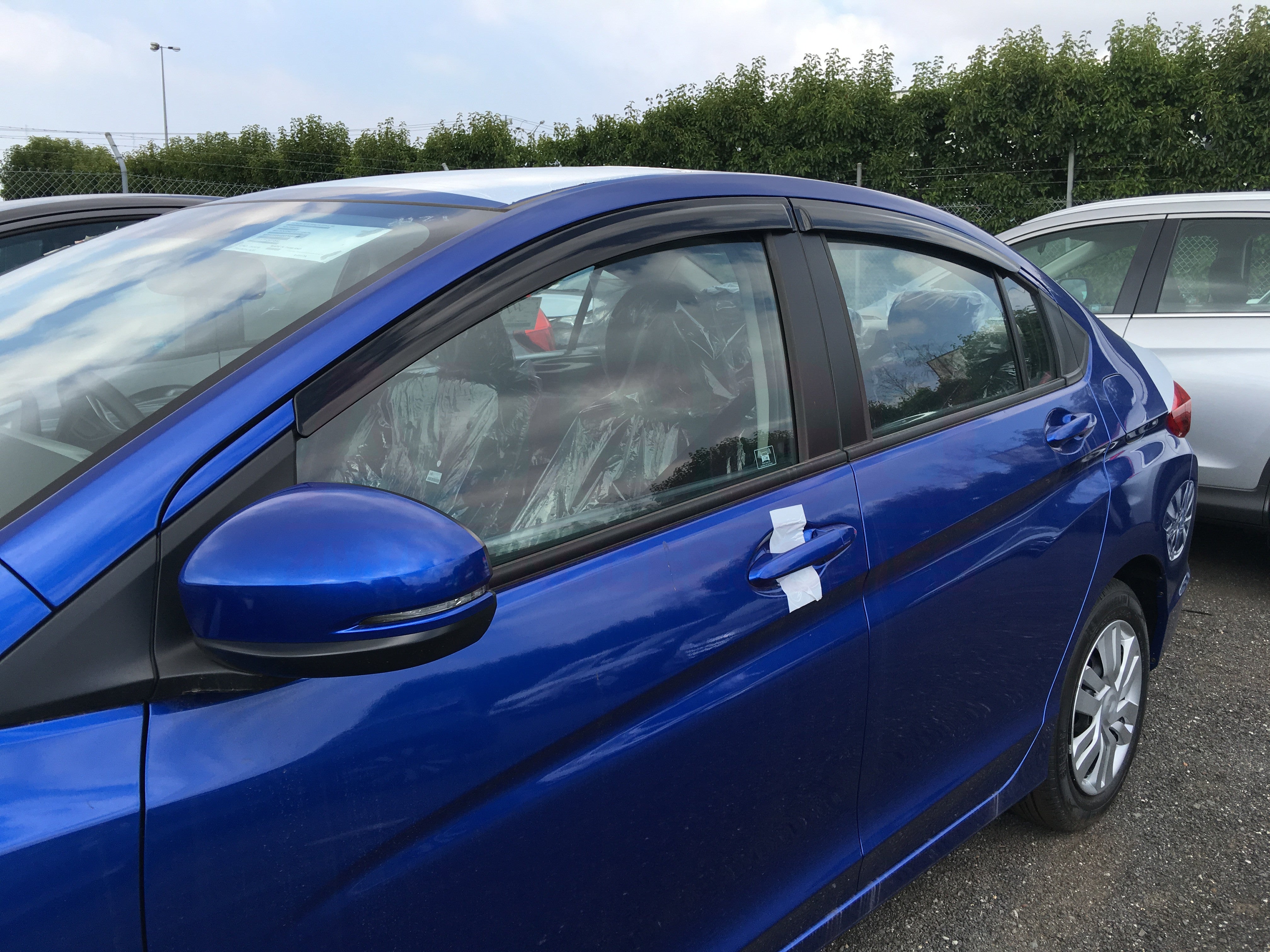 Honda City 2014-2023 Car Window Weather Deflectors - Rain Guards & Sun Shades for Side Windows - Perfect for All-Weather Protection & Ventilation
