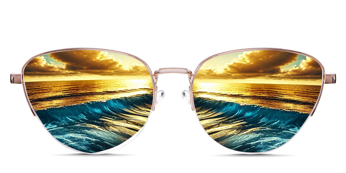 Burke Women's Prescription Sunglasses - UV Protection, Polarized Lenses for Driving, Outdoor & Fashion Use