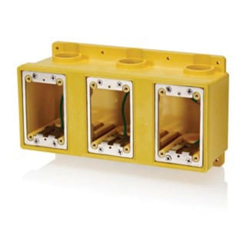 Leviton Wetguard FD Box System FDBX - Durable PVC Plugs and Reducers for Outdoor & Industrial Electrical Installations - Weatherproof Electrical Box Accessories for Wet Locations