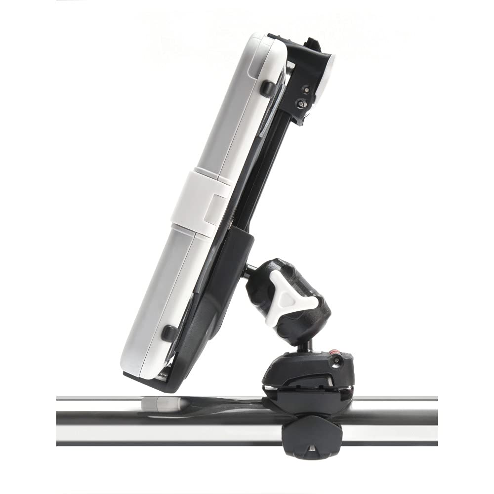 ROKK Mini Tablet Mount Kit with Rail Base - Universal Smartphone & iPad Holder for Car, Bike, and Home Use - Perfect for GPS Navigation, Video Calls & Entertainment