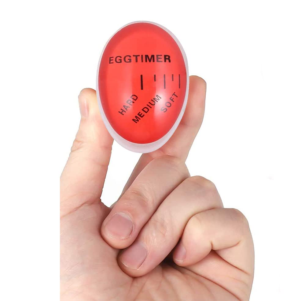 Color Changing Egg Timer for Perfect Soft, Medium & Hard Boiled Eggs | Reusable Kitchen Cooking Tool | Easy-to-Read Boiling Timer | Ideal for Breakfast Meal Prep & Healthy Cooking