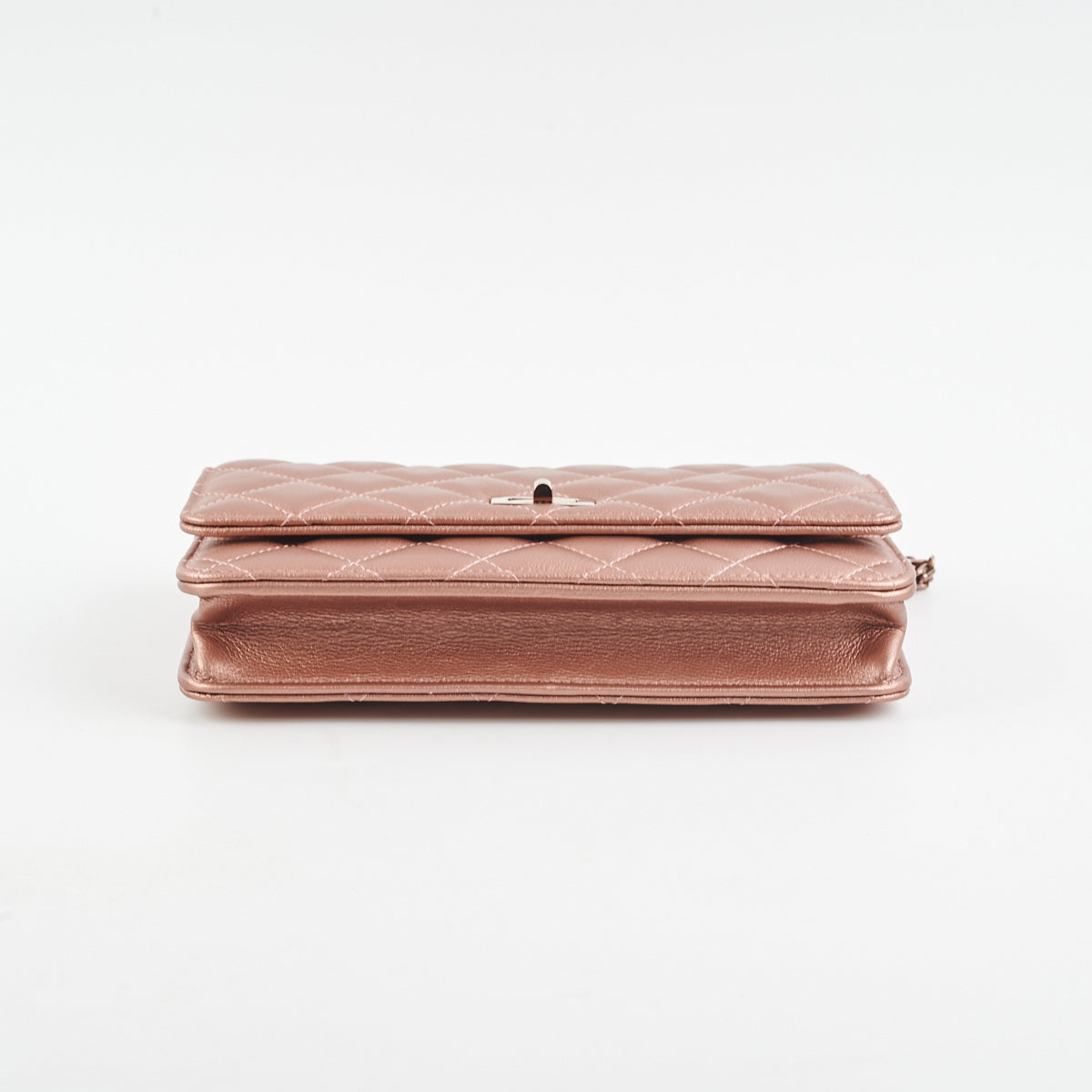 Chanel Reissue Wallet On Chain (WOC) Rose Gold Crossbody Bag - Luxury Designer Handbag for Women | Perfect for Evening Parties, Date Nights & Special Occasions