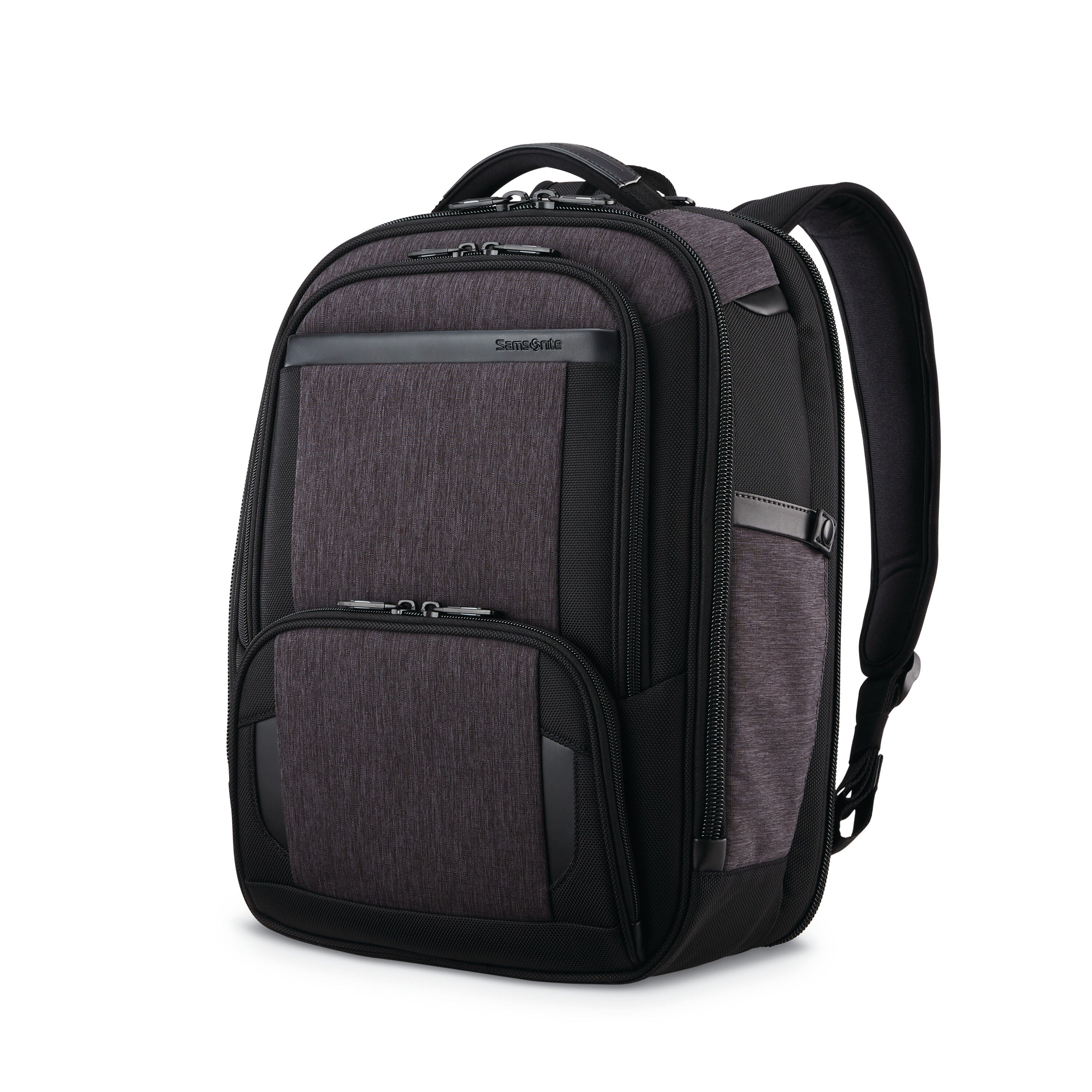 Samsonite Pro Slim Backpack - Lightweight Laptop Backpack for Men & Women, Water-Resistant Business Travel Backpack with USB Charging Port - Perfect for Work, Commute, and College