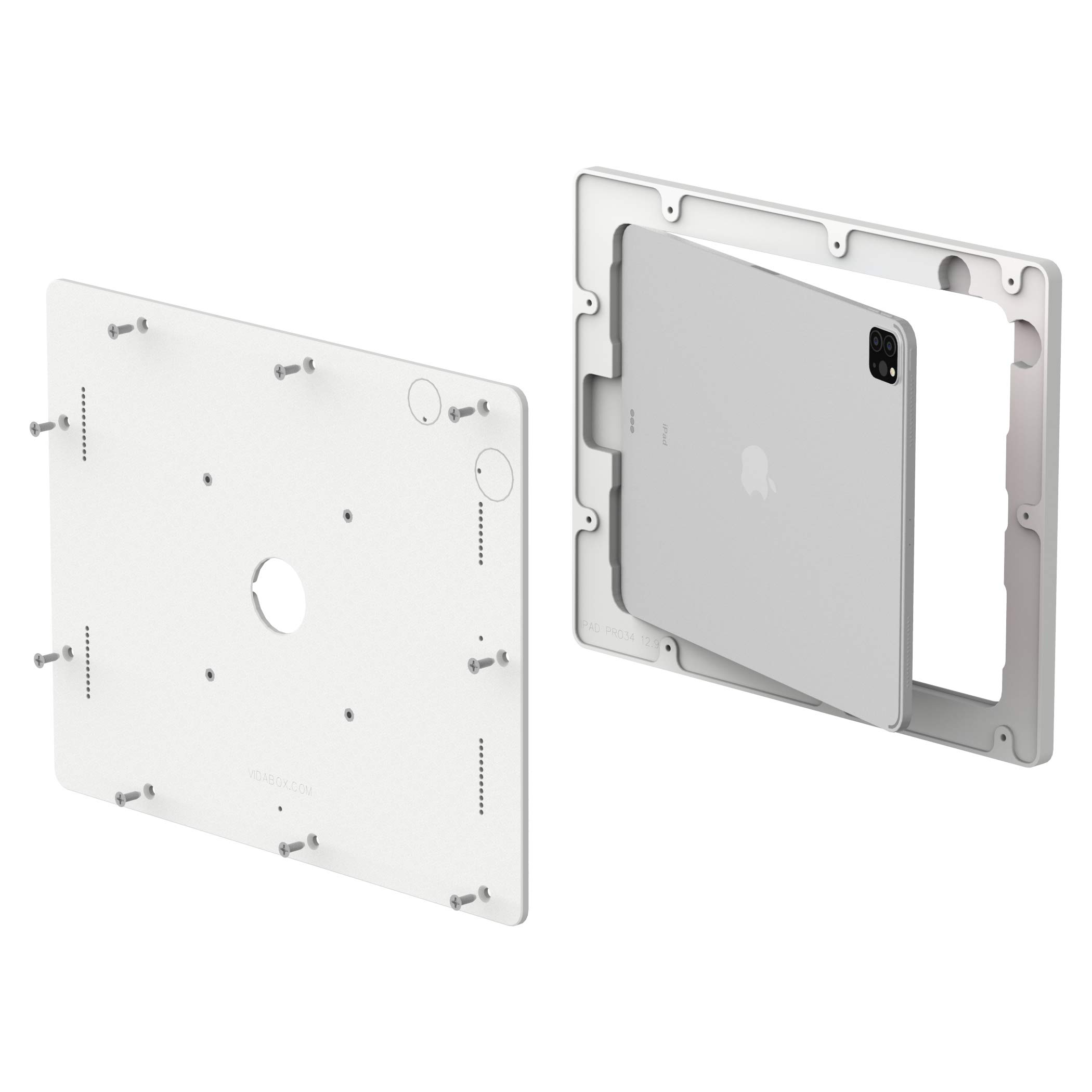VidaMount White VESA Mount Enclosure for iPad Air 13