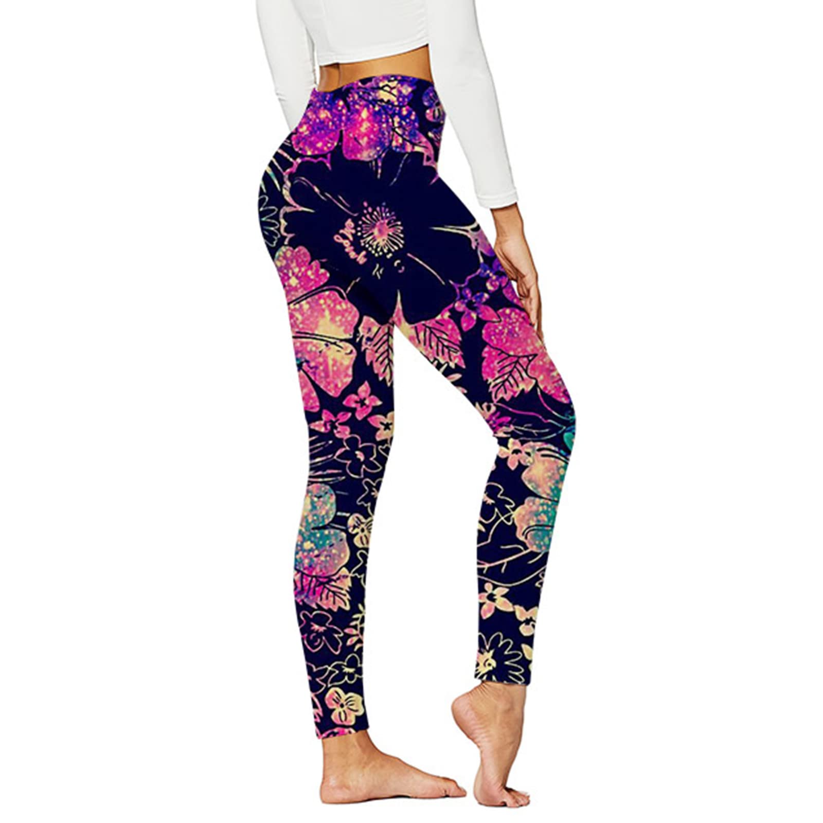 **Adviicd Women's Cotton Leggings with Pockets - High Waisted Tummy Control Yoga Pants for Workout, Running & Casual Wear**