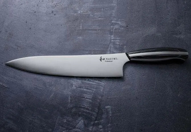 Nagomi Professional Chef Knife - 8 Inch Japanese High Carbon Stainless Steel Kitchen Knife for Slicing, Dicing & Chopping - Perfect for Home Cooks & Professional Chefs - Ideal for Meat, Vegetables & Fruits Preparation