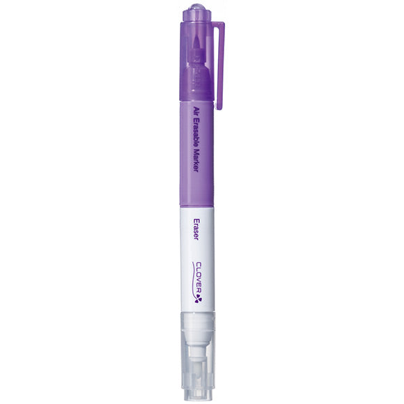 Clover Air Erasable Non-Permanent Markers with Eraser - Perfect for Whiteboards, Office Notes & Kids' Reusable Drawing