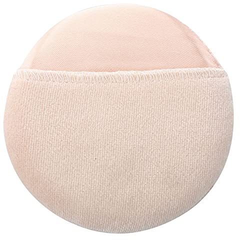 Soft Cotton Powder Puff with Facial Headband & Wooden Brush - Foundation Sponge for Women & Men - Face & Neck Makeup Brush Set - Perfect for Daily Makeup Application & Professional Beauty Routines