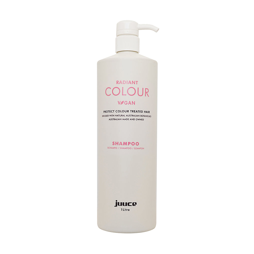 Juuce Radiant Color Shampoo 1L - Vibrant Hair Color Protection & Shine for Color-Treated Hair - Perfect for Daily Use at Home & Salon