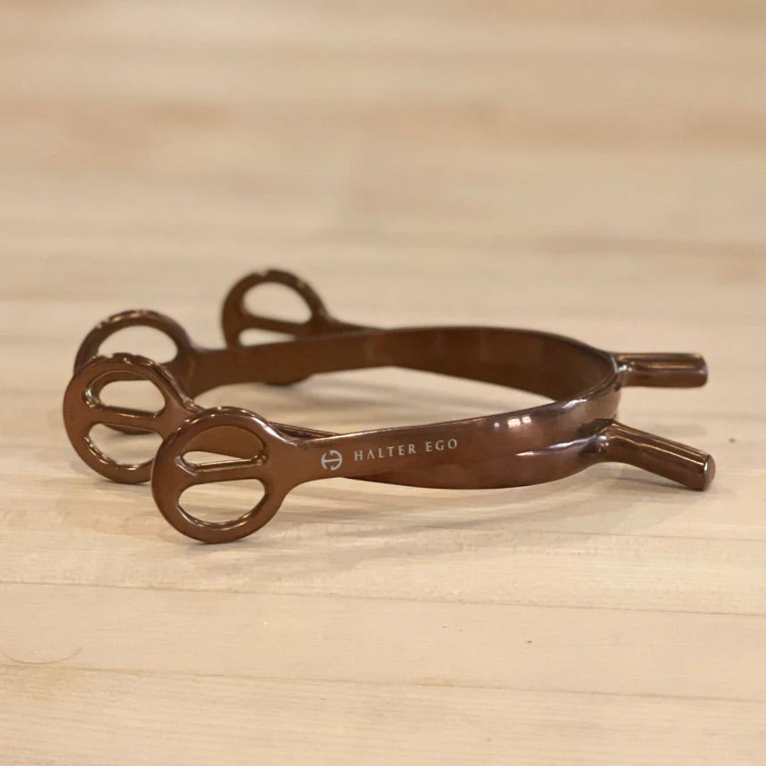 Halter Ego Spurs - Western Horse Riding Spurs for Equestrian Training & Show - Perfect for Rodeo, Dressage & Barrel Racing