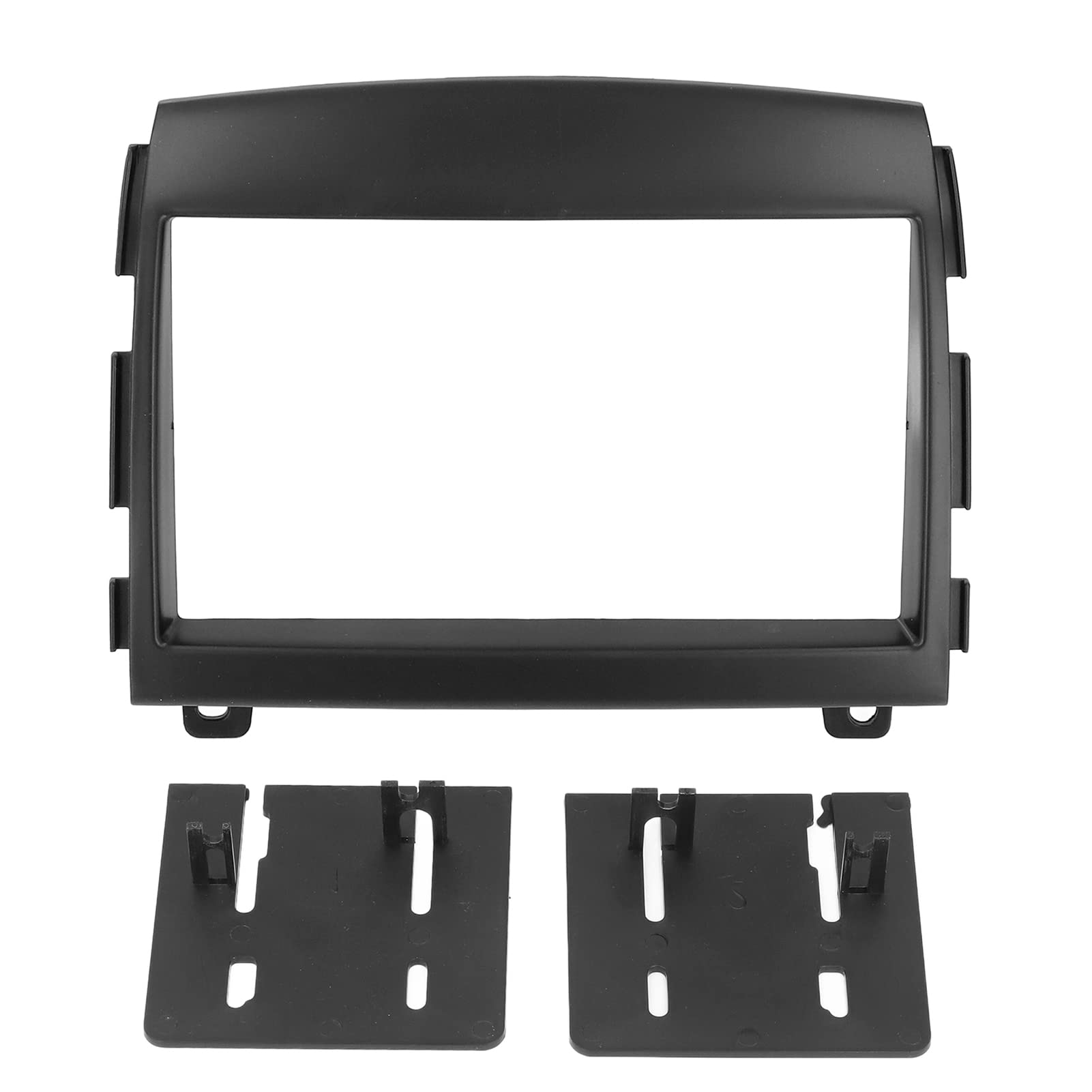 Yctze 2DIN ABS Car Stereo Radio Fascia Panel Frame - Compatible with 2006 Hyundai Sonata | CD/DVD Player Installation | Dash Modification & Audio Upgrade Accessory