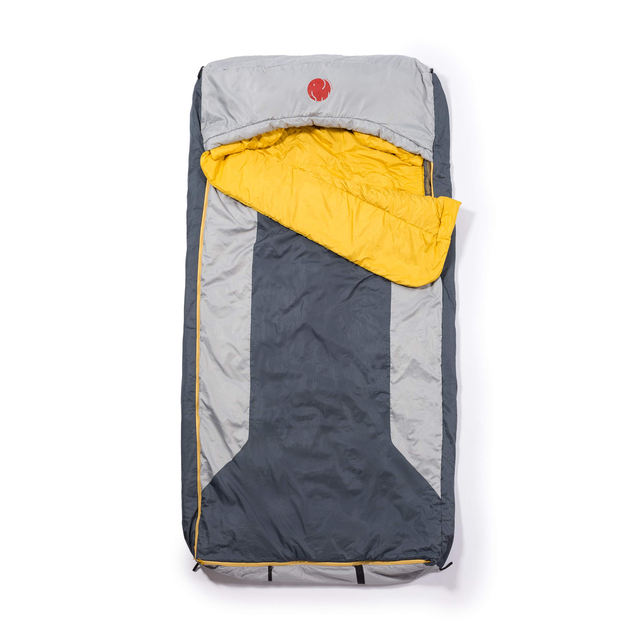 OmniCore Designs Multi Down Hooded Rectangular Sleeping Bag -10°F to 30°F (-23°C to -1°C) with 4-Point Compression Stuff Sack | Lightweight Winter Camping Gear for Backpacking, Hiking & Outdoor Adventures