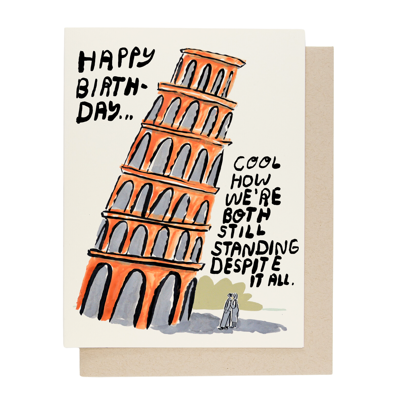 Still Standing Greeting Card - Elegant Sympathy & Encouragement Card for Loss, Grief & Support - Perfect for Condolences, Funerals & Tough Times