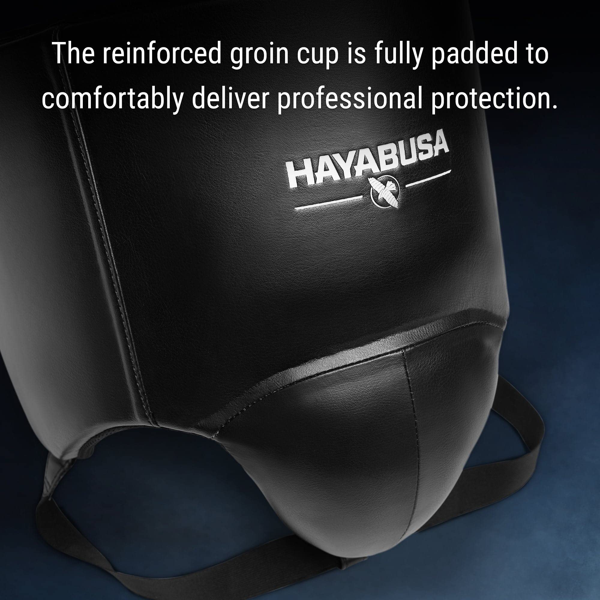 Hayabusa Pro Boxing Groin Protector for Men - Premium MMA & Kickboxing Cup - Ultimate Protection for Training & Competition