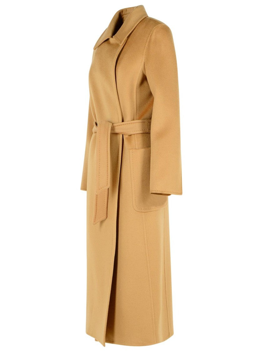 Artur Beige Cashmere Coat for Women - Luxurious Soft Winter Overcoat - Perfect for Office, Date Night & Formal Events