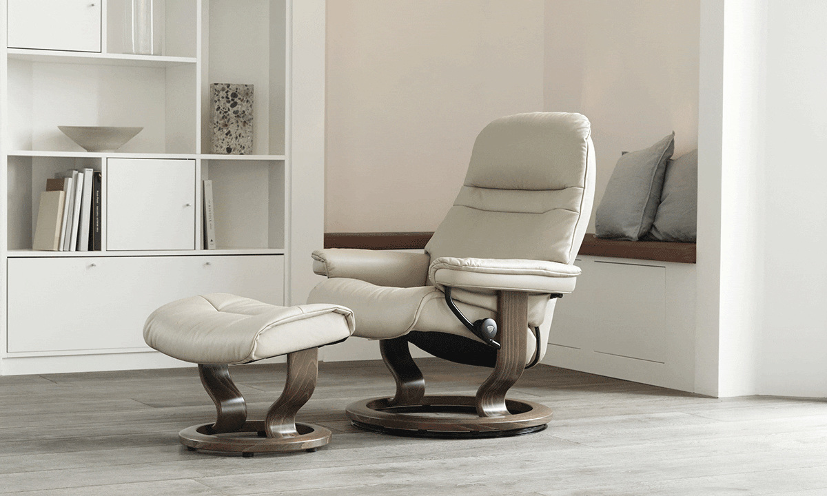 Sunrise Recliner Chair - Comfortable Lift Reclining Chair for Living Room, Elderly & Recovery - Perfect for Relaxing, Reading & Napping (Brown)