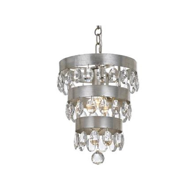 Sarahi Mini Chandelier - Elegant Crystal Ceiling Light Fixture for Bedroom, Dining Room & Living Room | Perfect for Home Decor, Wedding & Party Lighting
