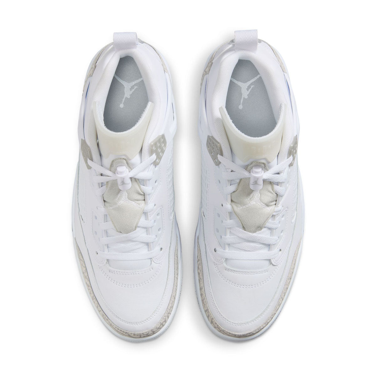 Jordan Spizike Low Sneakers - White & Light Grey Basketball Shoes for Men | Casual Wear & Street Style