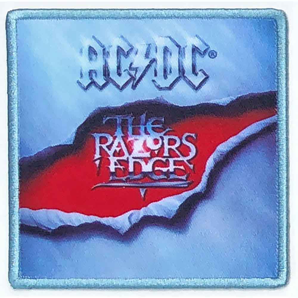 AC/DC The Razors Edge Iron On Patches - Rock Band Merchandise for Jackets, Bags & DIY Clothing Customization