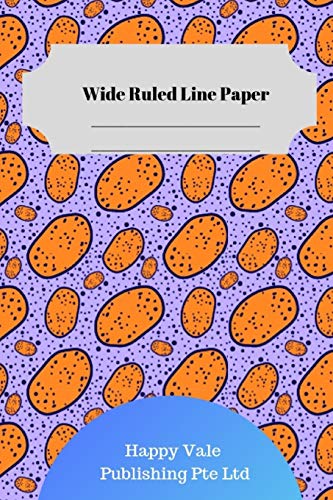 Cute Potato Themed Wide Ruled Notebook Paper - 100 Sheets for School, Office & Journaling | Lined Writing Paper for Students, Note Taking & Creative Writing