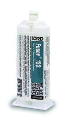 LORD FUS-133 Super Fast Plastic Repair Adhesive - Strong Bonding Glue for Plastic, PVC, ABS, Fiberglass - Ideal for Home Repairs, Automotive Parts, DIY Projects & Crafts