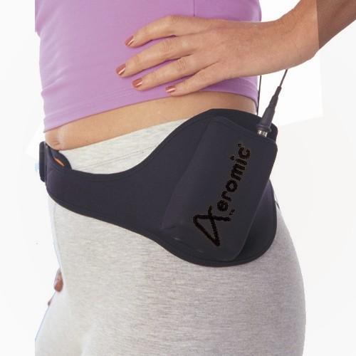 Aeromic Hipster Angled Sports Pouch - Black | Waterproof Running Belt for Phone & Keys | Perfect for Jogging, Gym & Outdoor Activities