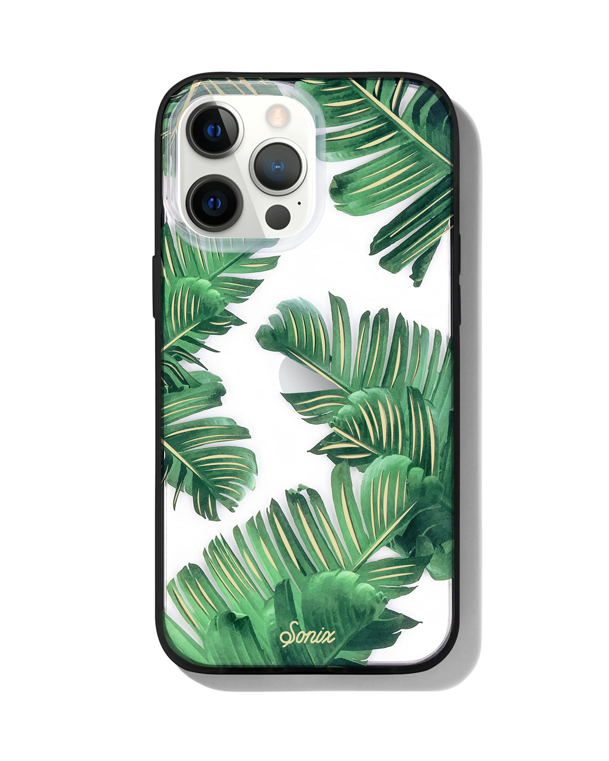 Sonix iPhone 13 Pro Max / 12 Pro Max Case - 10ft Military Grade Drop Protection, Stylish Palm Leaf Bahamas Design - Perfect for Outdoor Adventures & Daily Protection