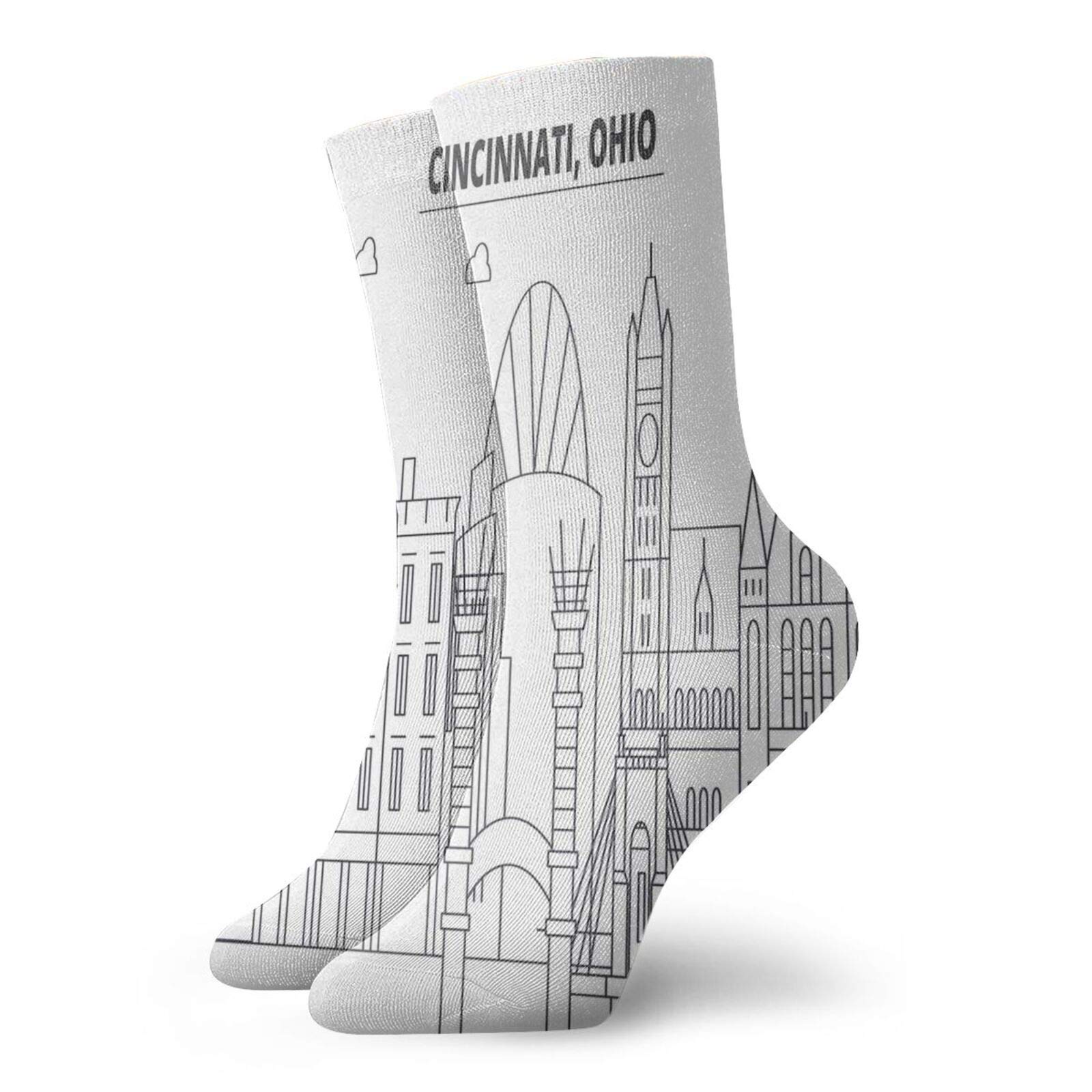 GULTMEE Funny Compression Socks for Women & Men - Best for Circulation, Running, Athletic Performance, Nursing & Travel - Ideal for Workouts, Long Shifts & Airplane Flights