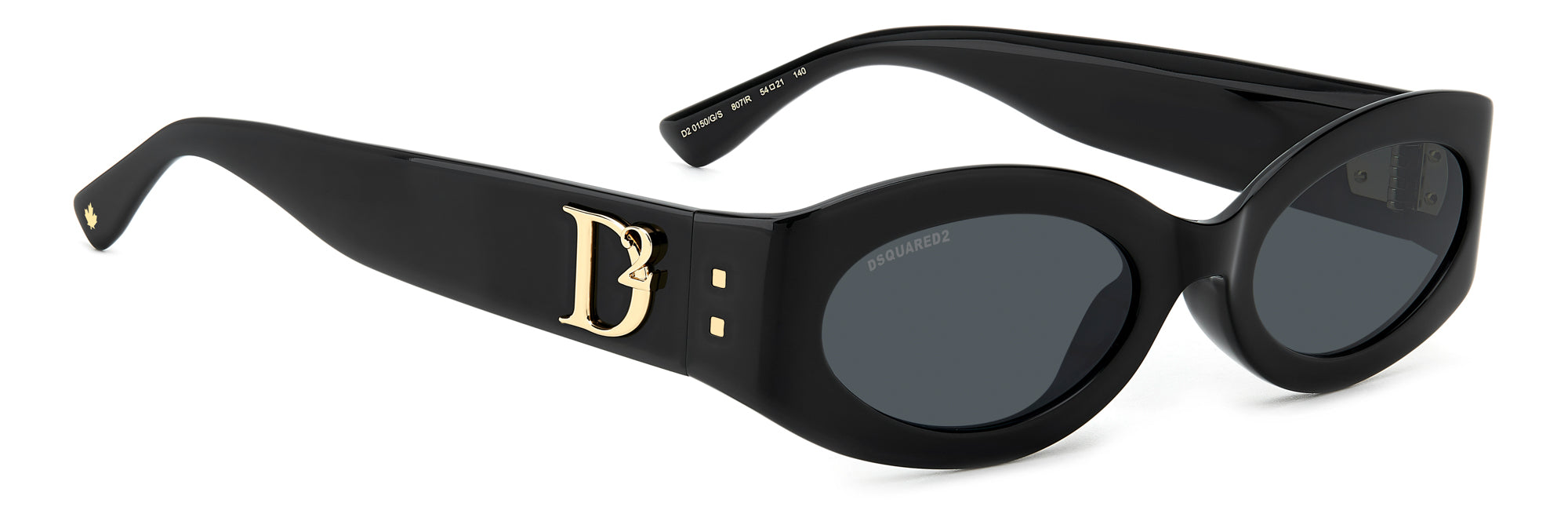 DSQUARED2 D2 0150/G/S Sunglasses - Polarized UV Protection Aviator Style for Men & Women - Perfect for Driving, Beach & Outdoor Activities