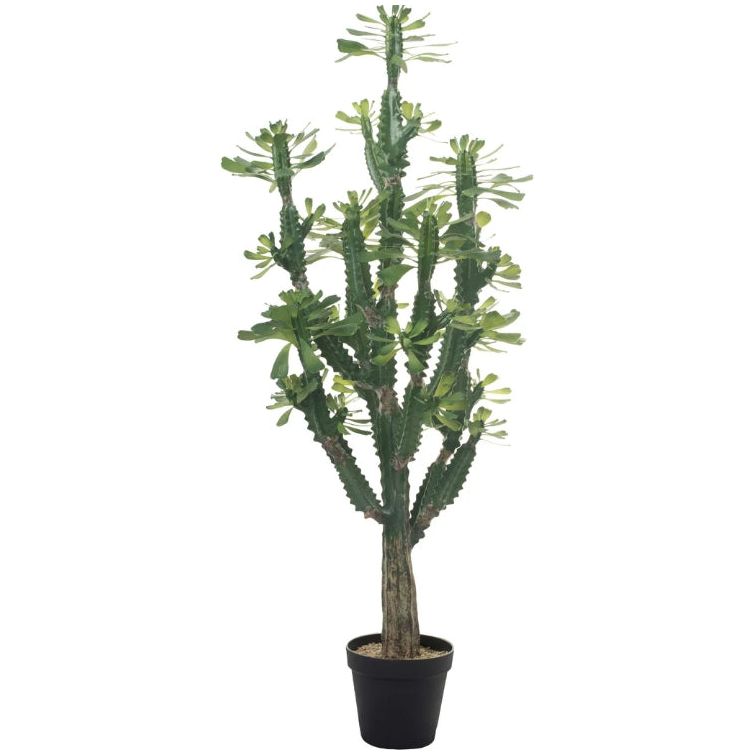 5' Thorny Cactus UV Protected - Realistic Artificial Cactus Plant for Home, Office, and Outdoor Decor - Perfect for Desert-Themed Parties, Wedding Centerpieces, and Garden Landscaping