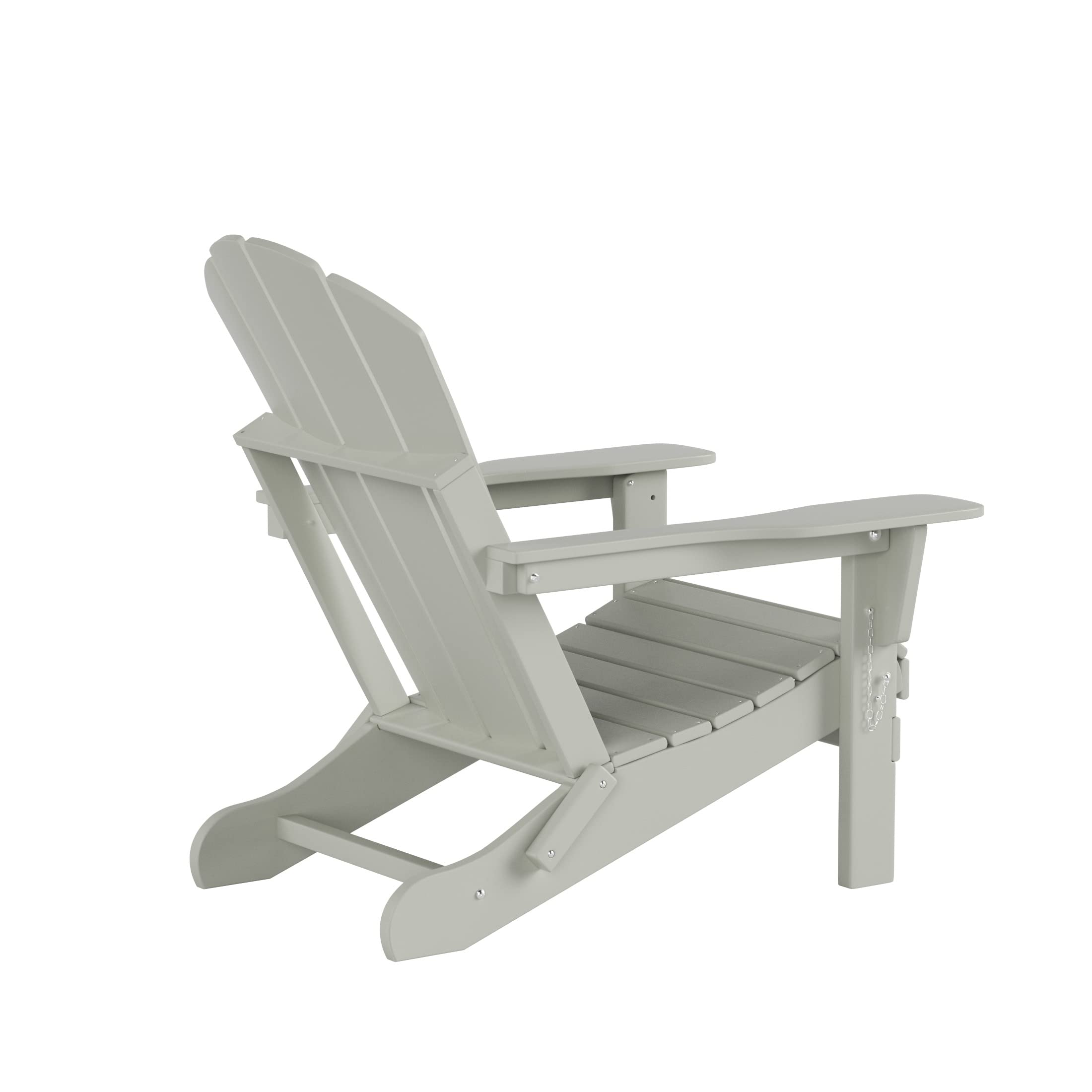 Premium HDPE Adirondack Chairs & Tables Set of 4 - UV/Weather Resistant Outdoor Furniture for Patio, Balcony, Garden - Perfect for Relaxing, Entertaining & Outdoor Dining