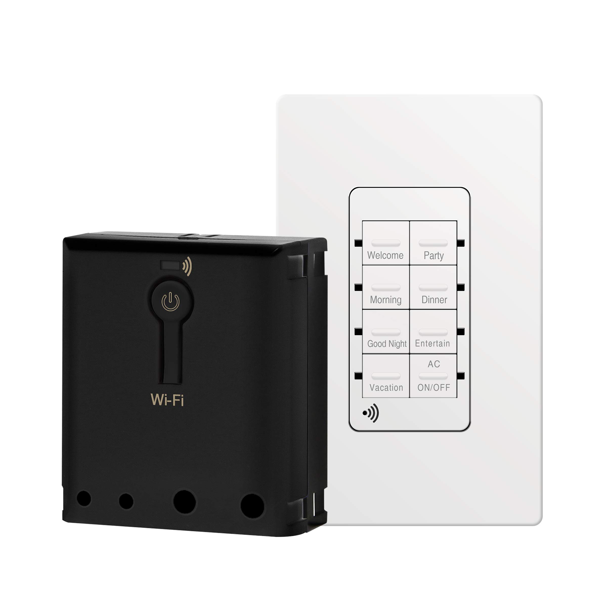 TOPGREENER Wi-Fi Smart Relay Module - UL Listed Single Channel Smart Light Switch for Home Automation, Compatible with Alexa & Google Assistant (2.4GHz Network) - Perfect for Controlling Fans, Outlets & Hidden Switches in Smart Homes