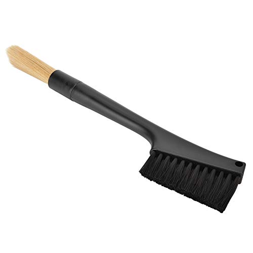 Premium Dual-Head Grinder Brush - Soft Nylon Bristles for Coffee Grinders & Powder Cleaning - Removable Hairs for Easy Maintenance - Perfect for Coffee Shops, Home Baristas & Kitchen Accessories - Ideal for Espresso Machine Maintenance & Spice Grinder Cleaning