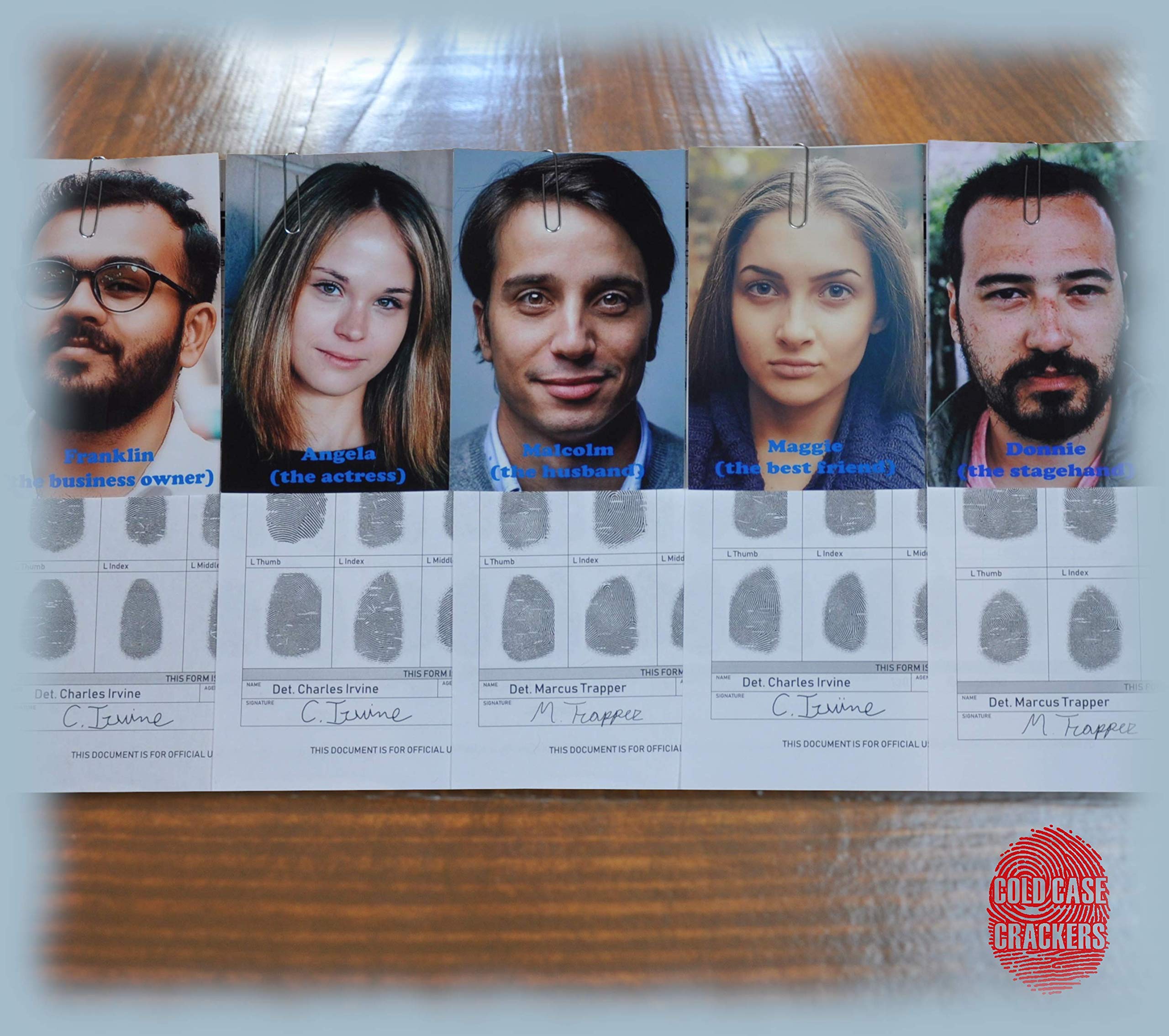 Cold Case Crackers: 12th Street Theater Murder Mystery Game - Solve the Crime Puzzle | Perfect for Game Nights, Team Building & Detective-Themed Parties