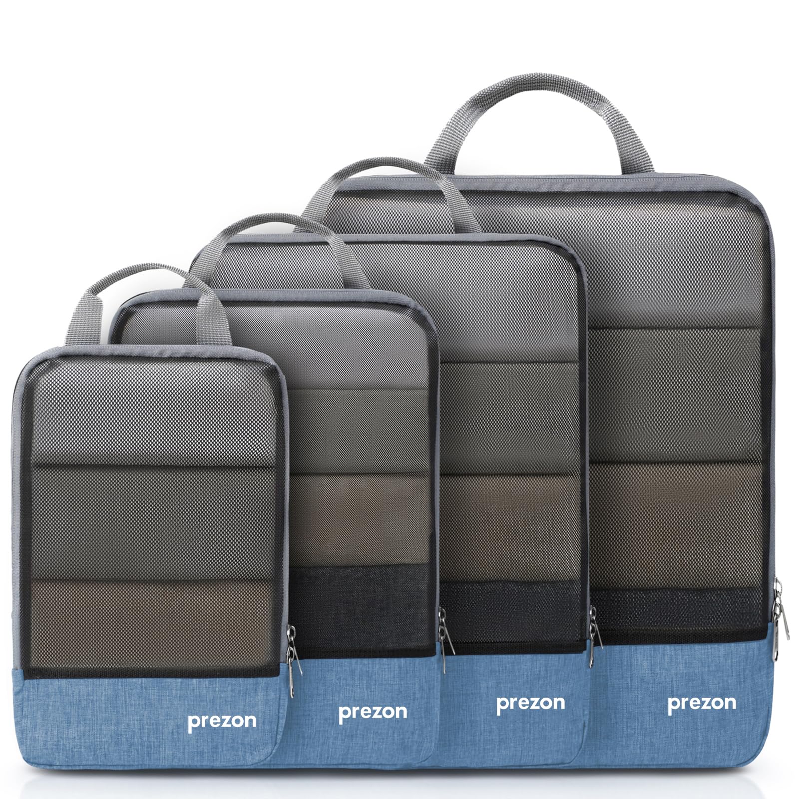 Best Compression Packing Cubes for Travel - Expandable Luggage Organizer Set with Storage Bags - Perfect for Suitcase Organization, Business Trips & Home Storage | Space-Saving Travel Accessories for Efficient Packing