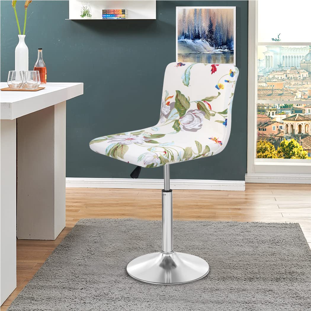 Deisy Dee Bar Stool Covers 2-Pack - Dining & Kitchen Chair Slipcovers