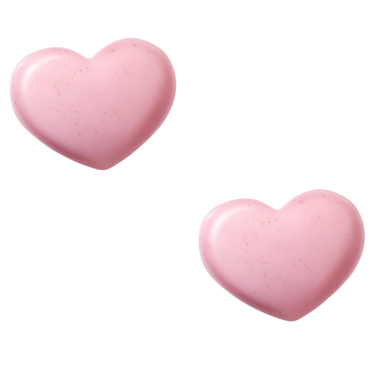 Didiseaon 2-Pack Heart Shaped Handmade Soap - Pink Natural Bath Soap for Gentle Cleansing & Moisturizing | Perfect for Valentine's Gift, Wedding Favors & Romantic Bath Time