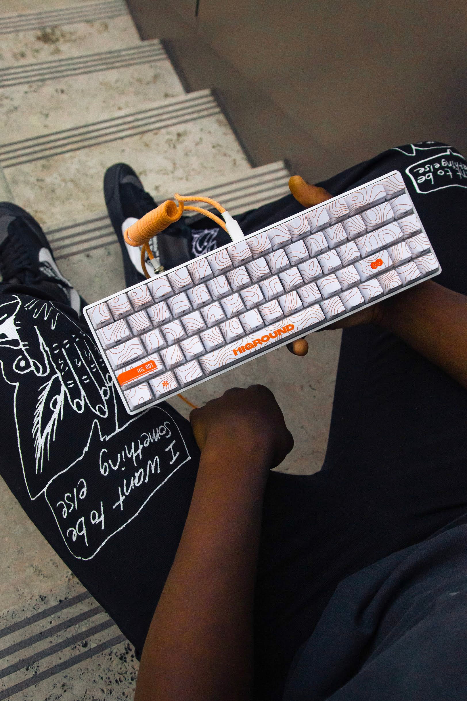 Founder's Edition Sandstone Keyboard - Ergonomic Mechanical Keyboard for Gaming & Typing - Perfect for Office, Home & Gaming Setup