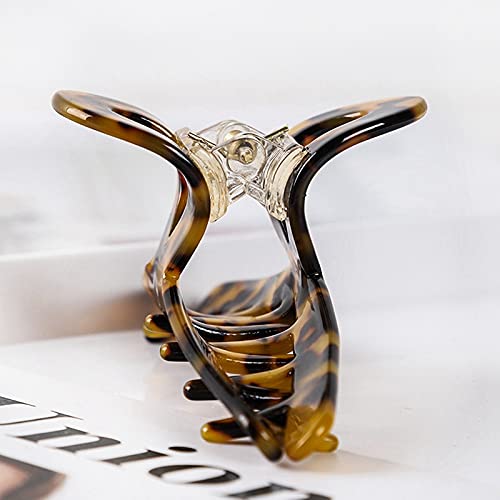 COSYOO Acetate Hair Claw Clips 4PCS Set - Strong Hold Non-Slip Large Hair Clips for Women & Girls - Perfect for Updos, Ponytails & Everyday Hairstyles