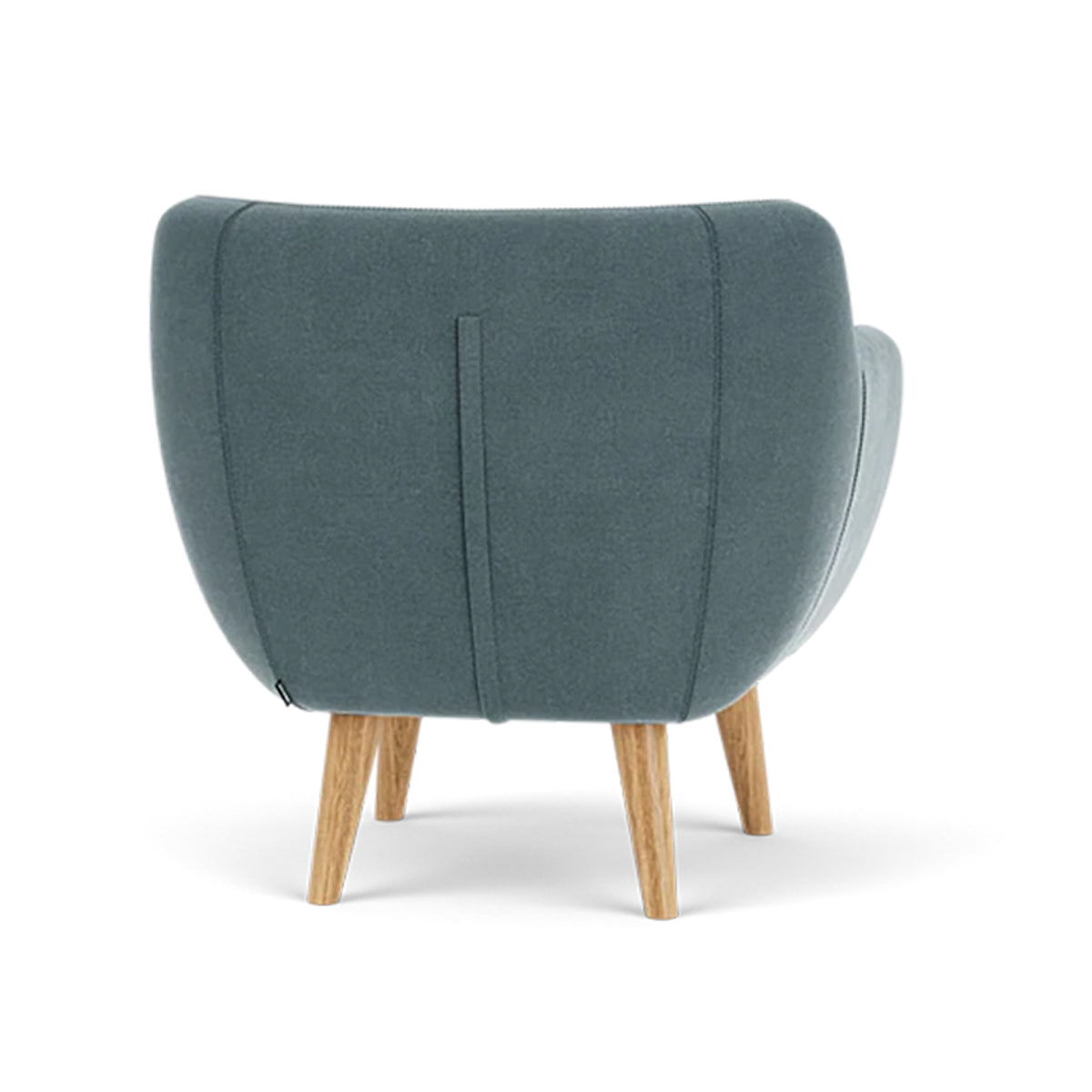 Anne Fabric Armchair - Modern Upholstered Accent Chair for Living Room, Bedroom & Office - Comfortable Lounge Chair with Sturdy Wooden Legs (Perfect for Reading, Relaxing & Home Decor)