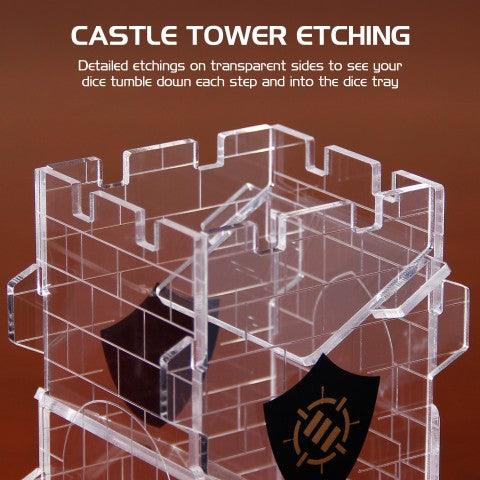 Premium Wooden Dice Tower for Tabletop RPG Games - Portable & Durable for Dungeons & Dragons, Pathfinder & Board Games - Perfect for Gaming Nights & Travel