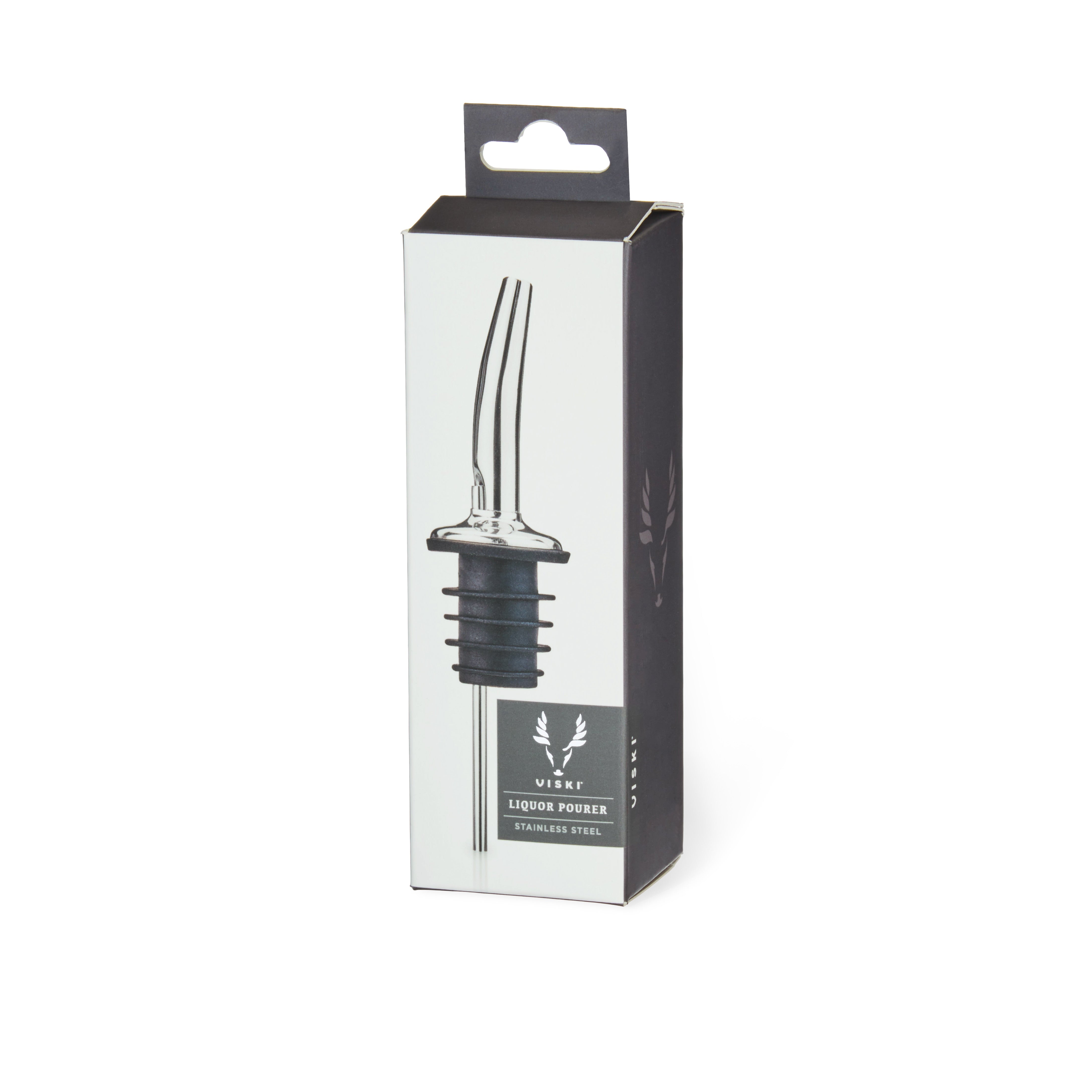 Premium Harrison Liquor Pourer - Stainless Steel Bartender Pour Spout with Drip-Free Design for Whiskey, Vodka & Wine Bottles - Perfect for Home Bars, Restaurants & Cocktail Parties