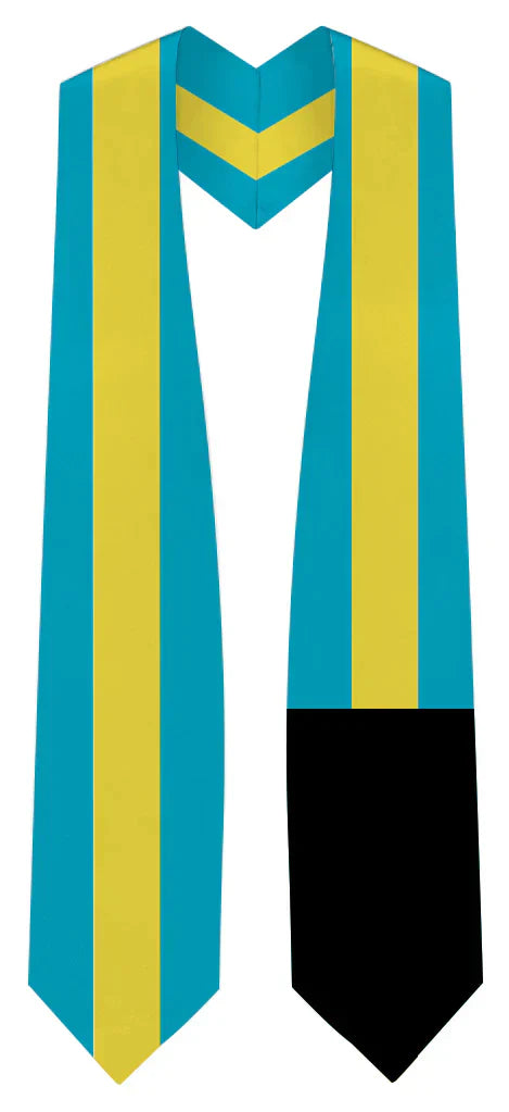 International Flag Graduation Stole - Multicolor Sash for Graduation Ceremony - Perfect for High School & College Commencement