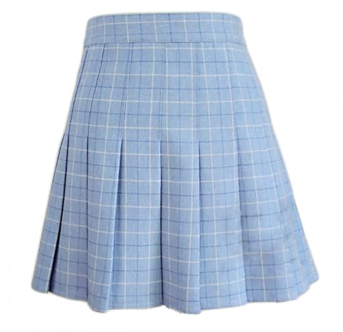 Light Blue Mixed White Stripes