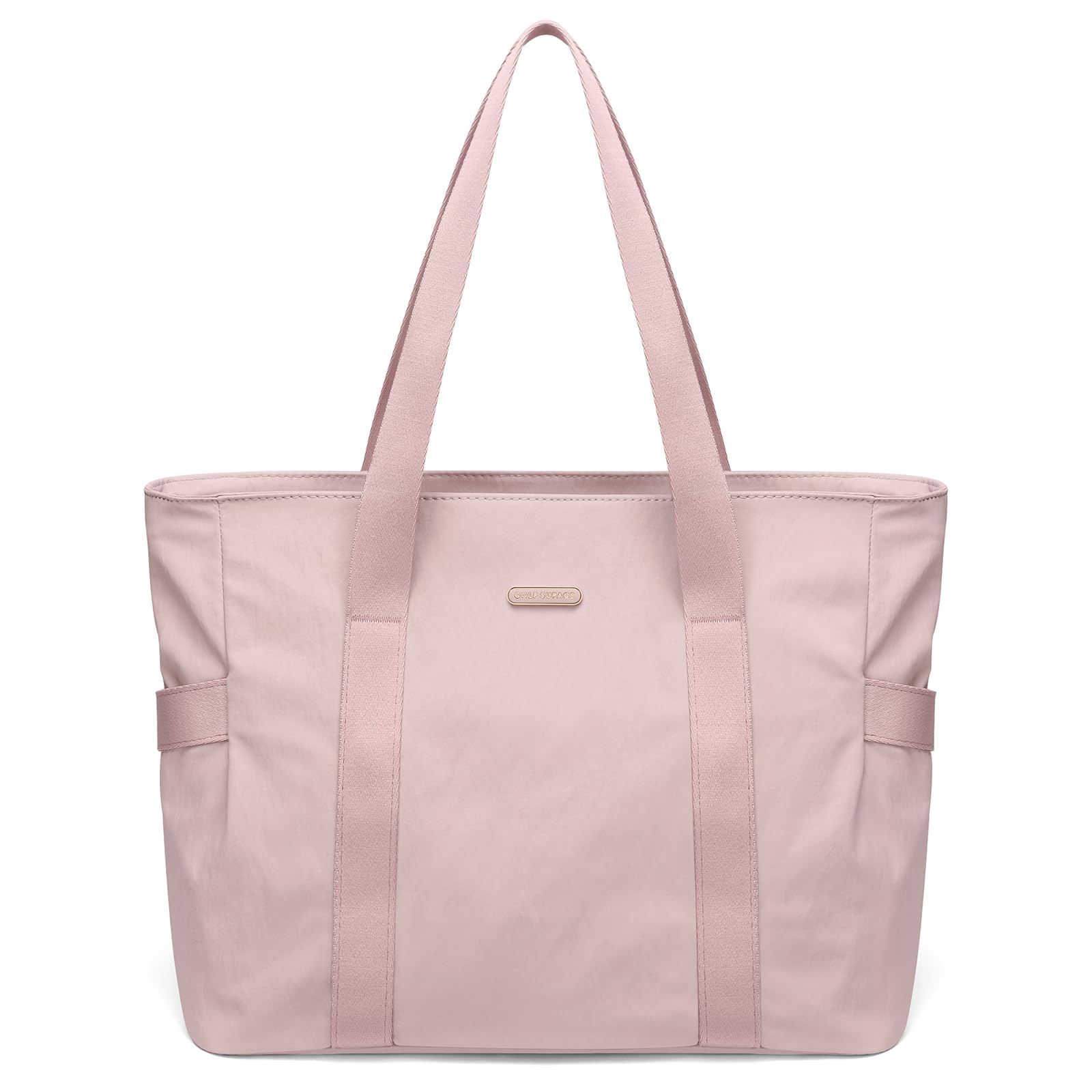 GOLF SUPAGS Women's Large Zippered Tote Bag - Stylish Shoulder Bag with Top Handle for Travel, Work & Everyday Use | Perfect for Commuting, Shopping & Gym