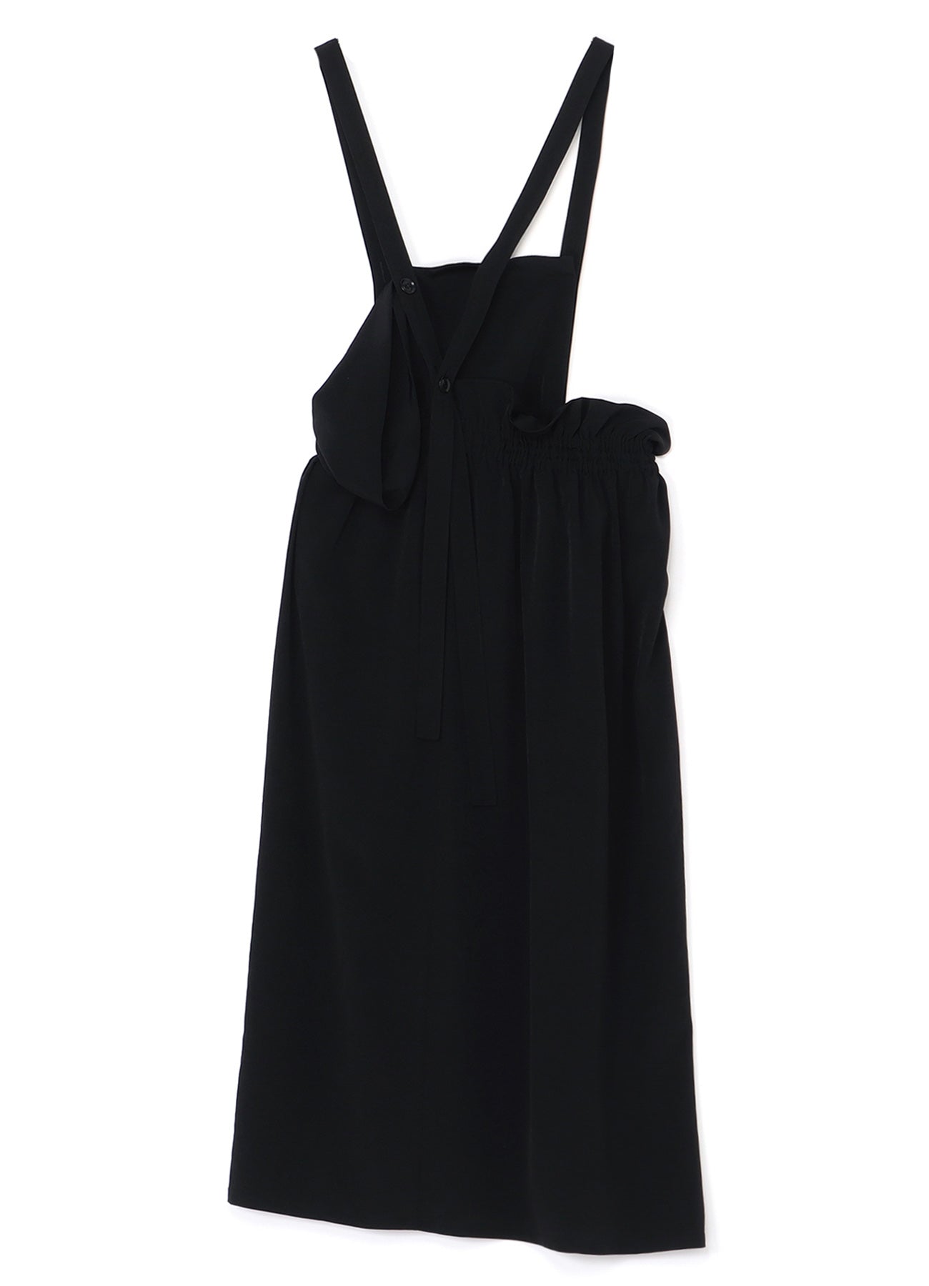 Elegant Crepe de Chine Gathered Jumper Dress for Women - Perfect for Casual Outings, Office Wear & Special Occasions