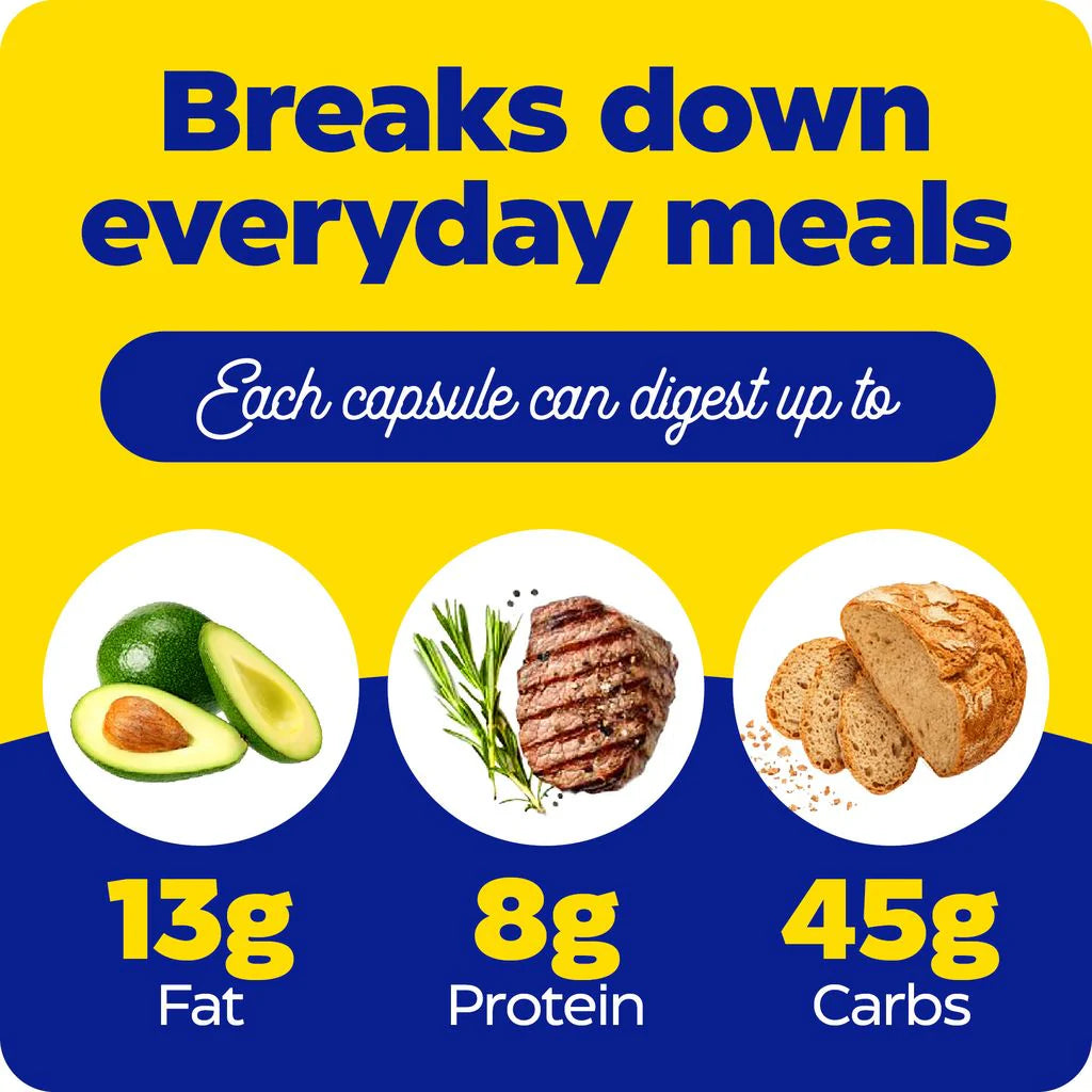 Enzymedica Digest Complete - High Potency Digestive Enzymes for Gut Health & Bloating Relief - Supports Digestion of Carbs, Proteins & Fats - Ideal for Meals, Travel & Digestive Comfort