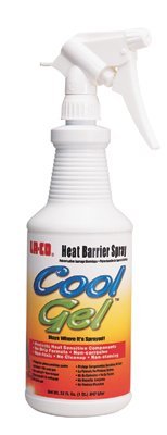 Best Cooling Gel Heat Barrier Spray for Hair Protection - Shield Against Heat Damage from Styling Tools, Perfect for Blow Drying, Straightening & Curling
